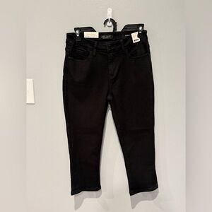 NWT Judy Blue Black Jeans Midrise Size 5/27 capri fit